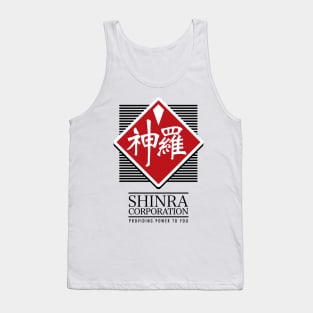 Final Fantasy VII Shinra Corp T-Shirt - Inspired by FF7 Corporation by Rev-Level Tank Top